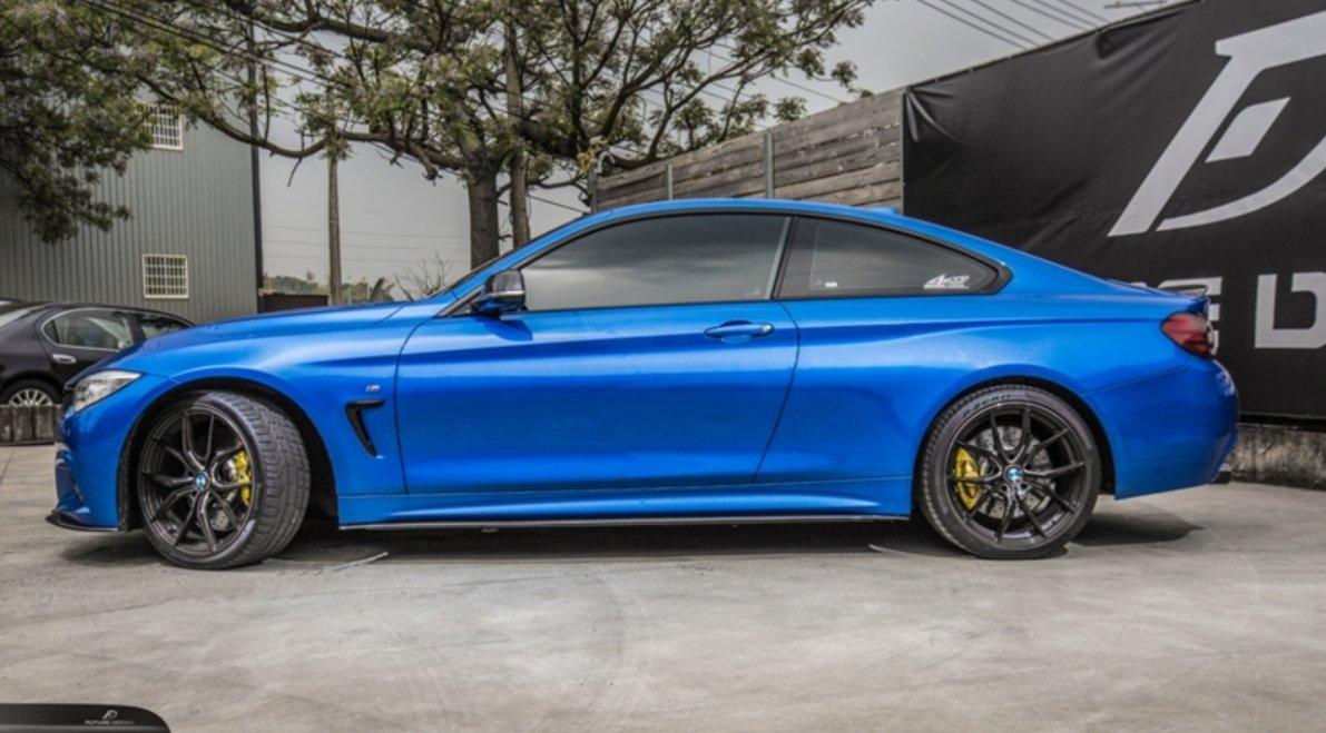 MP Style Carbon Side Skirt Extensions - BMW F30