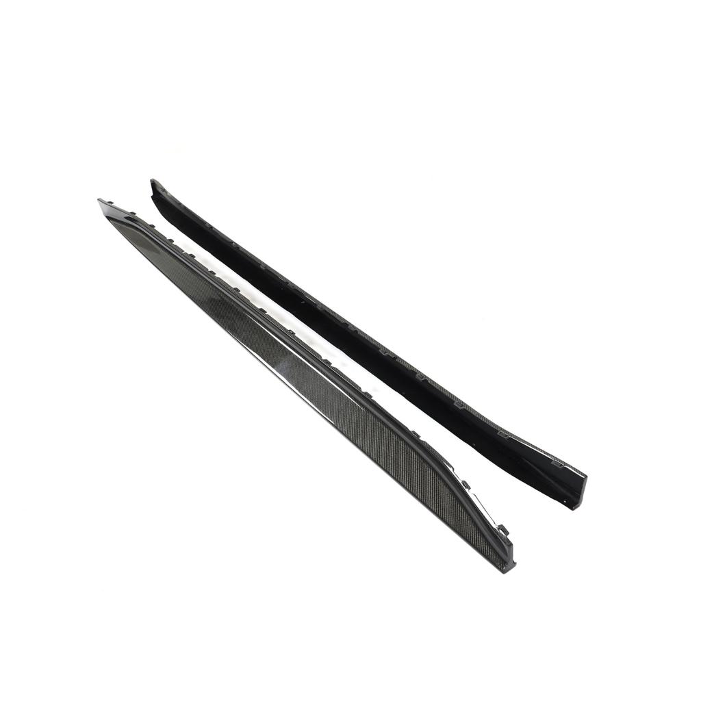 3D Style Dry Carbon Fiber Side Skirt Extensions - G80 M3 / G82 M4