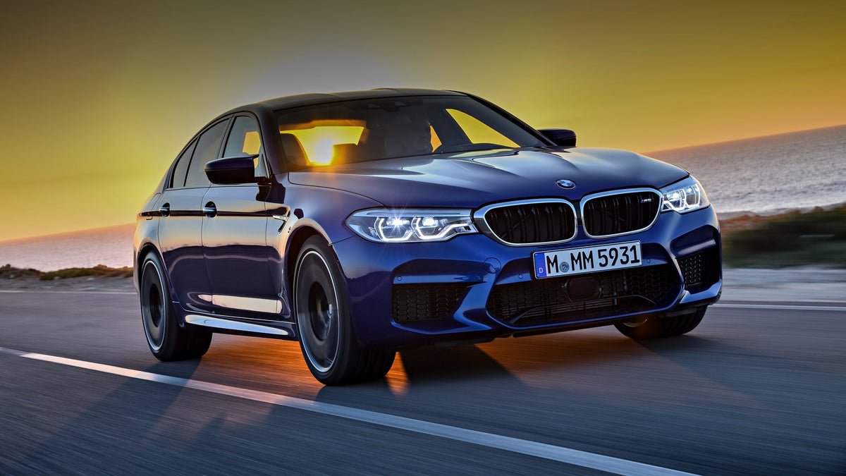 Upgrade your BMW F90 M5 with premium carbon fiber parts and performance accessories from Bimmer Source. Shop front lips, rear diffusers, spoilers, side skirts, mirror caps, kidney grilles, and other high-quality F90 M5 aftermarket upgrades.