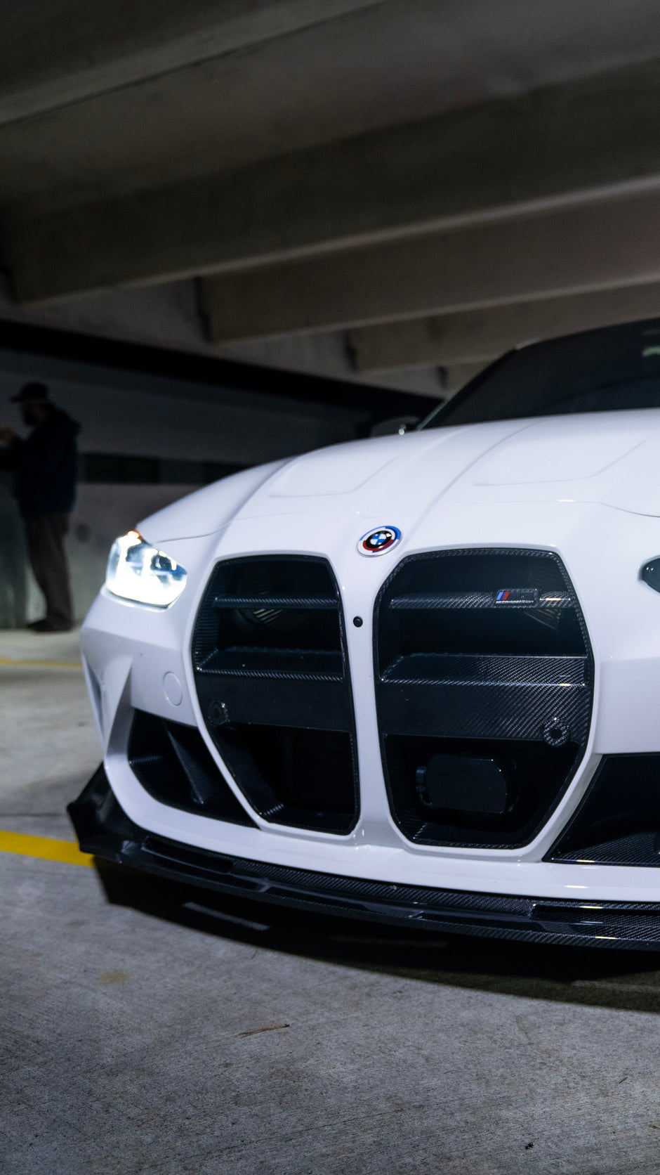 V Style 3-Piece Carbon Fiber Front Lip - G80 M3 / G82 M4