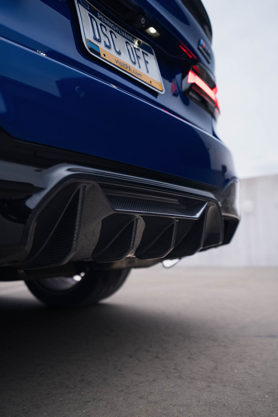BMW MP Style Carbon Fiber Diffuser - F90 M5 (2018 - 2020 PRE LCI)