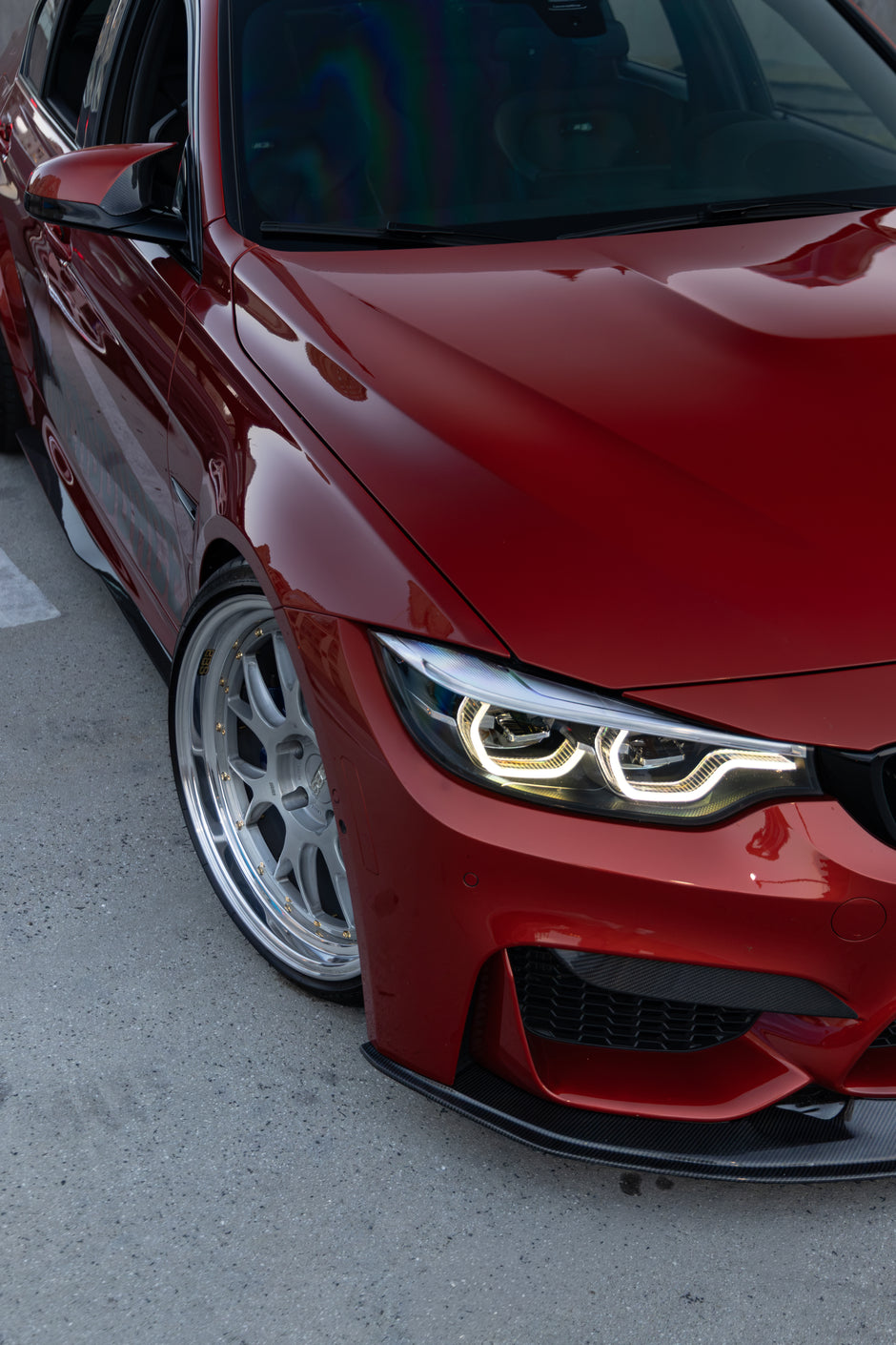 J Style Carbon Fiber Front Lip