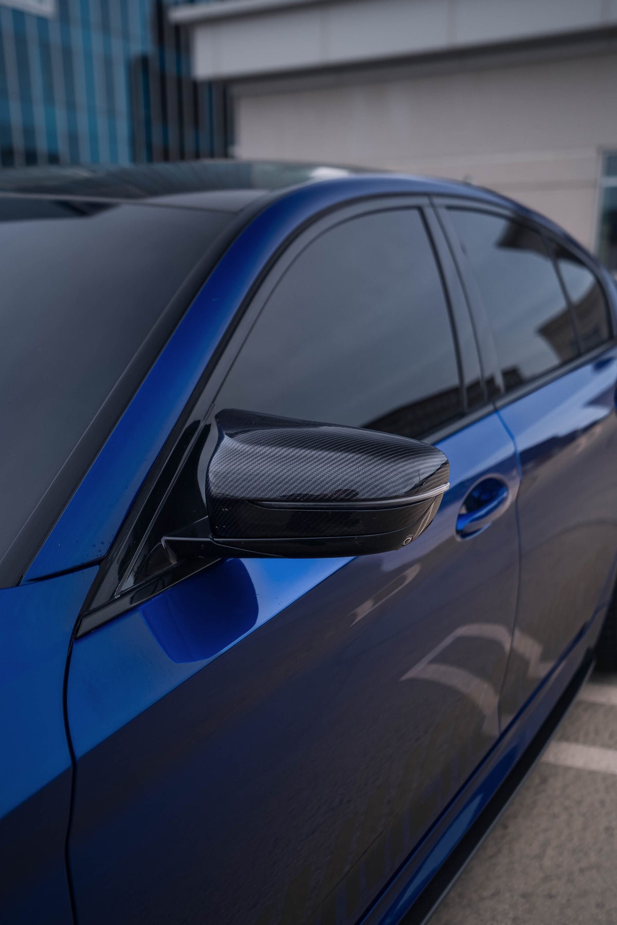 Carbon Fiber Mirror Caps - F90 M5