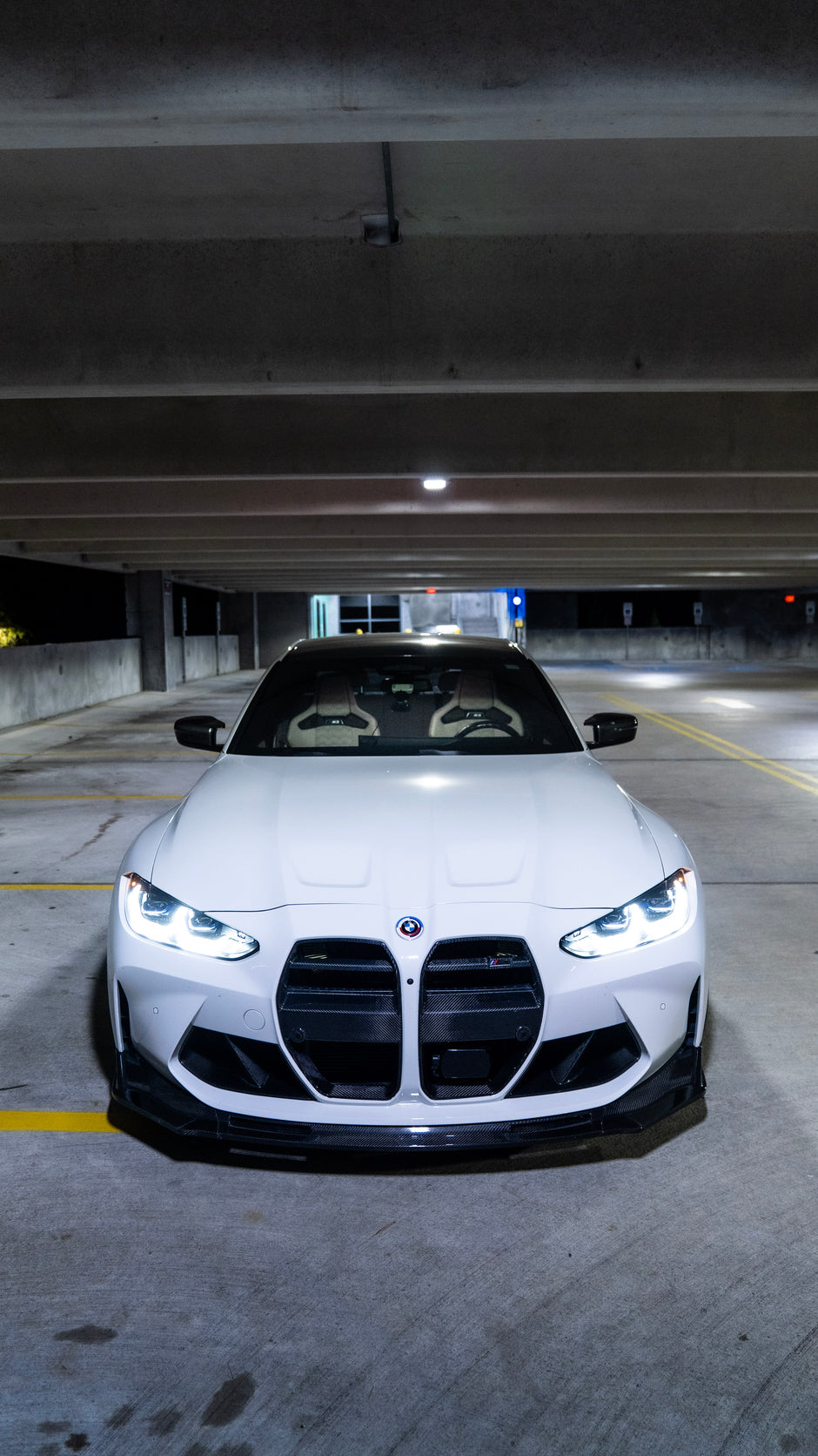 V Style 3-Piece Carbon Fiber Front Lip - G80 M3 / G82 M4