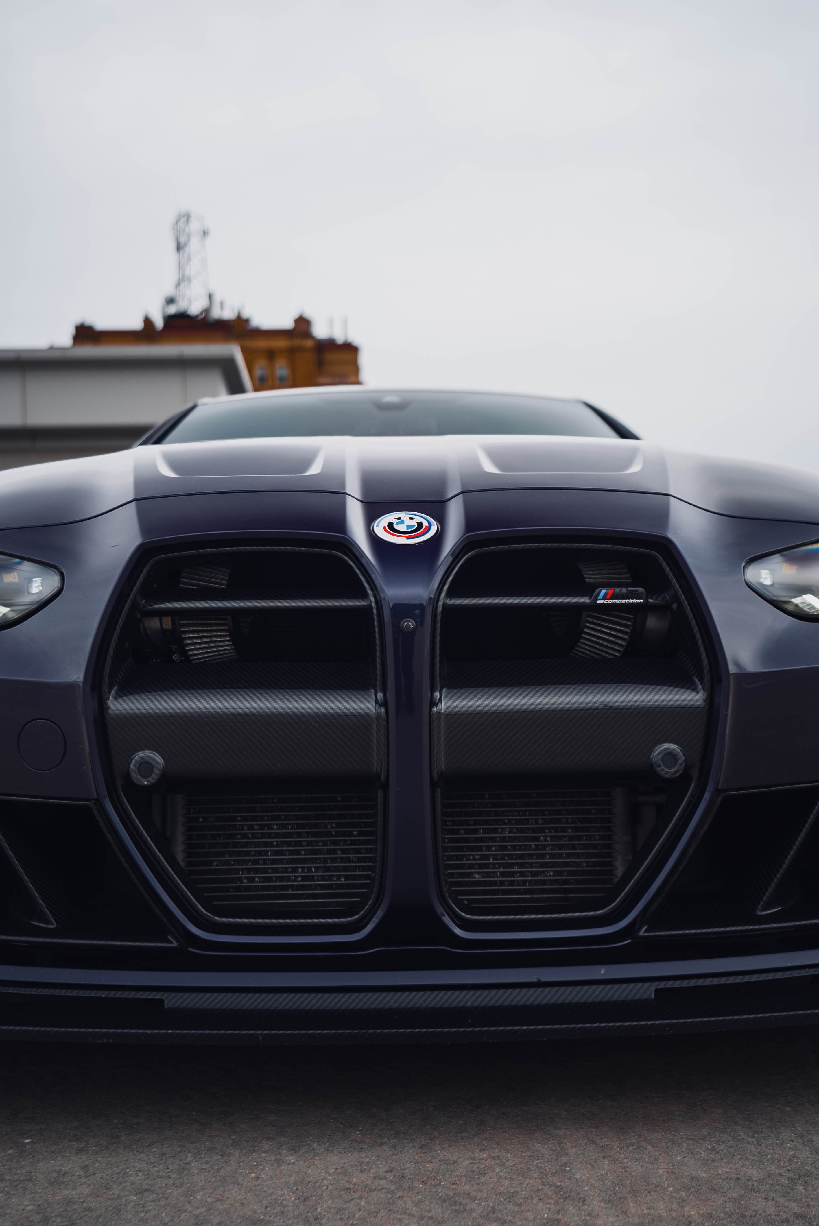 V Style Dry Carbon Fiber Front Grille - G80 M3 / G82 M4