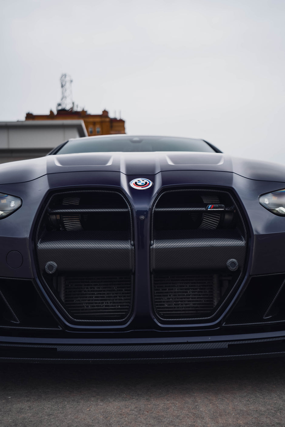 V Style Dry Carbon Fiber Front Grille - G80 M3 / G82 M4