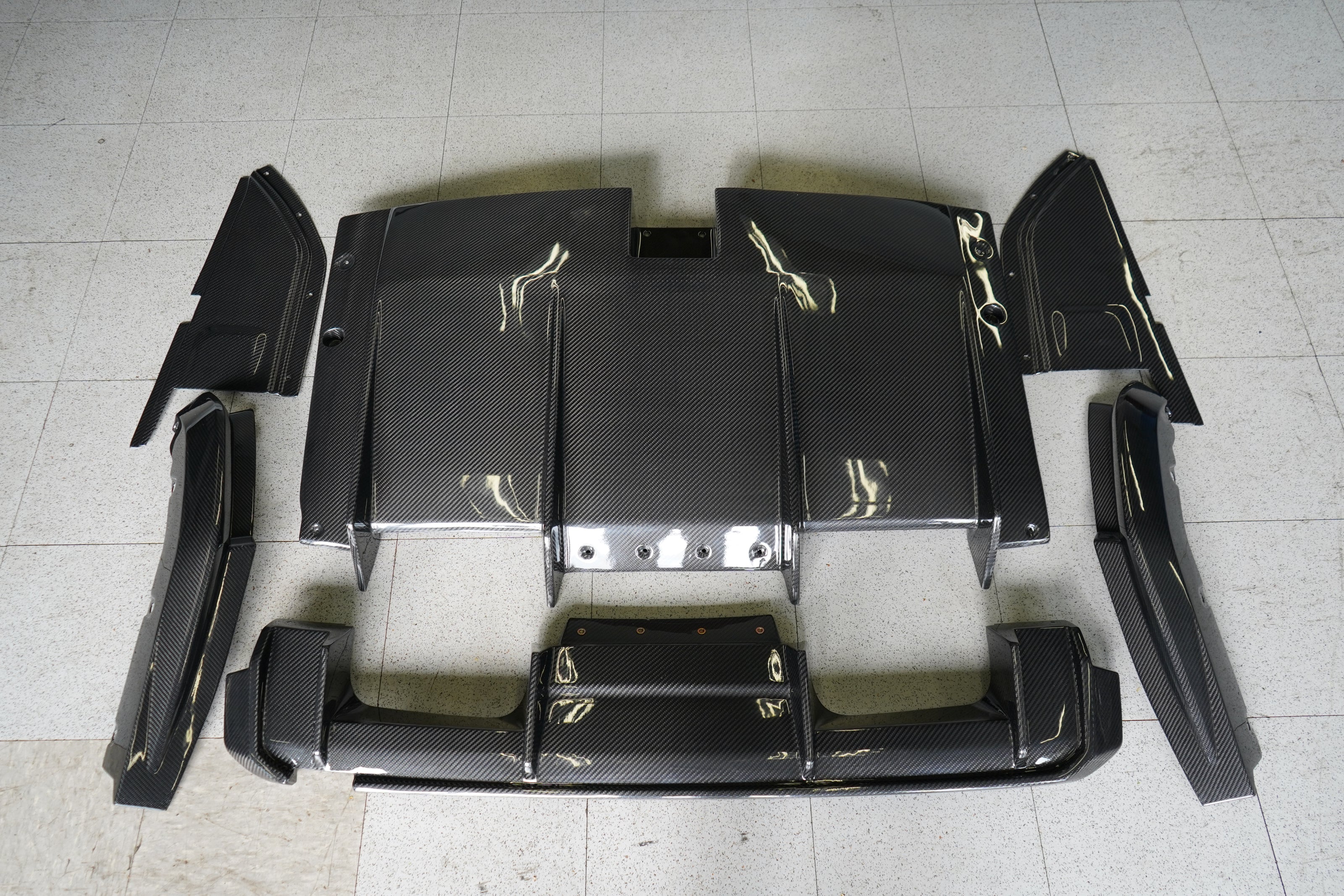 Carbon Fiber GTX Rear Diffuser (6-Piece) - G80 M3 / G82 M4