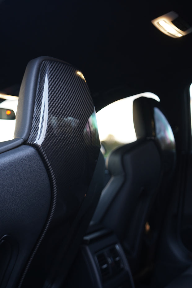 Carbon Fiber Seat Back Cover (Front & Back) - F80 M3 / F82 M4