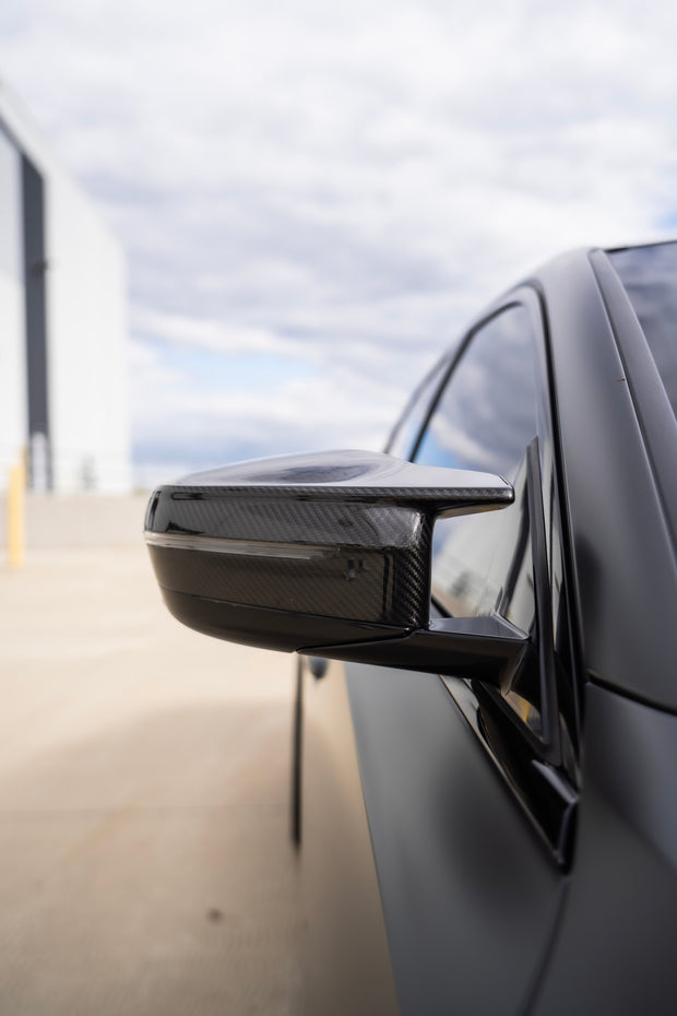 OEM Style Carbon Fiber Mirror Cap Replacements - G80 M3 / G82 M4 / G87 M2