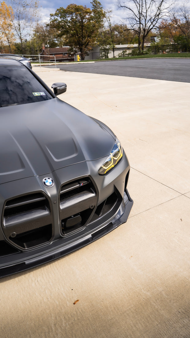 V Style 3-Piece Carbon Fiber Front Lip - G80 M3 / G82 M4