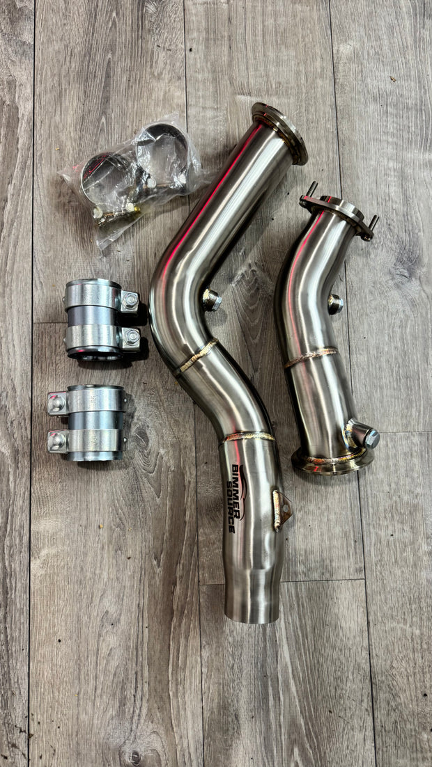 S55 Catless 3 Inch Downpipes - F80 M3 / F82 F83 M4 / F87 M2
