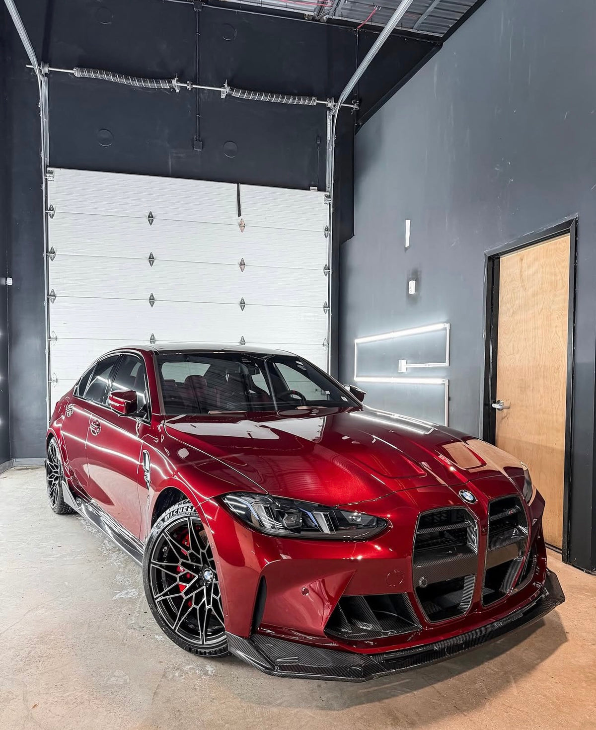 V Style 3-Piece Carbon Fiber Front Lip - G80 M3 / G82 M4