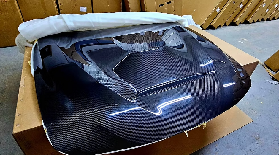 Carbon fiber BMW F32 hood with GTS Styling