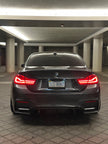V Style 3-Piece Dry Carbon Fiber Rear Diffuser - F80 M3 / F82 M4
