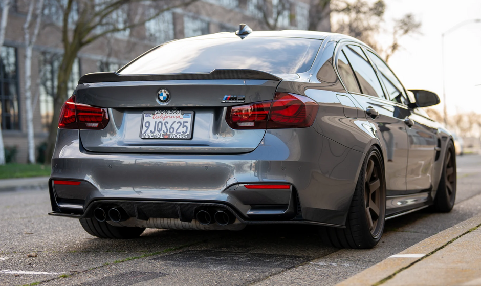 3D Style Carbon Fiber Rear Diffuser - F80 M3 / F82 F83 M4