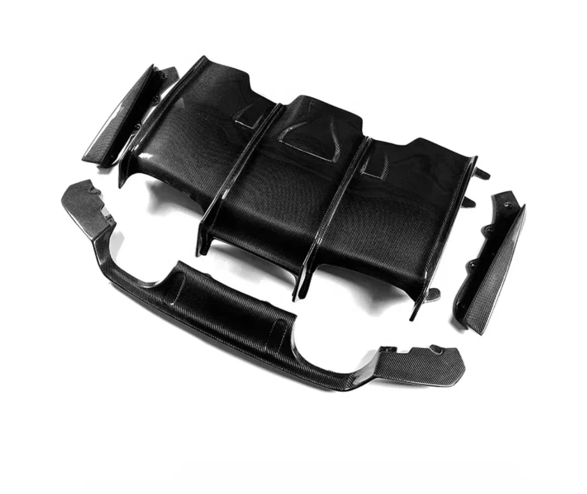 PSM Style Carbon Fiber Rear Diffuser 4-Piece - F80 M3 / F82 M4
