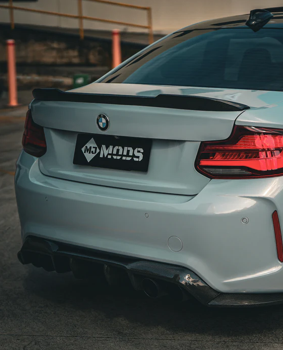 CS Style Carbon Fiber Trunk Spoiler - BMW F87 M2 / F22 2 Series