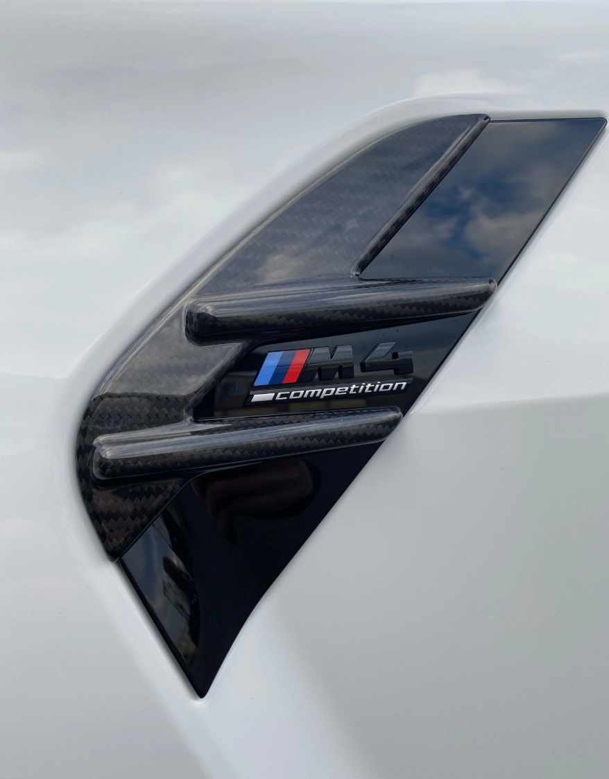 M Performance Style Dry Carbon Fiber Front Fender Trim - G80 M3 / G82 M4