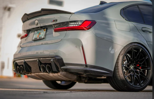 Carbon Fiber Rear Bumper Splitters - G80 M3 / G82 M4