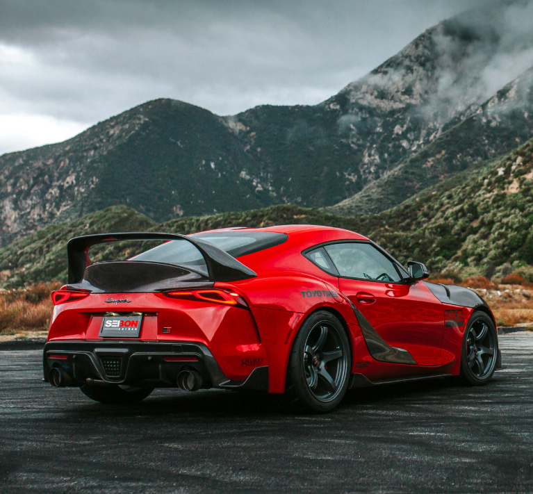 Seibon MB-Style Carbon Fiber Rear Wing - Toyota GR Supra 2020-2026