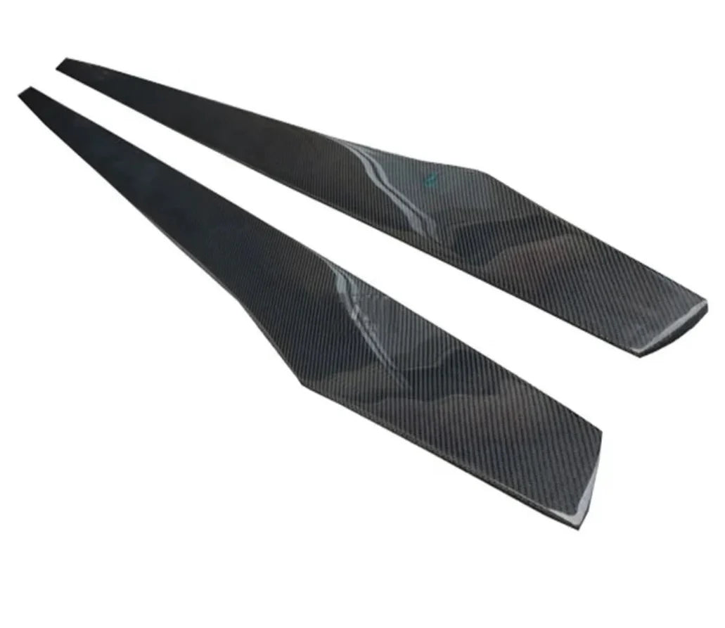 V Style Carbon Fiber Side Skirt Extensions - BMW F30