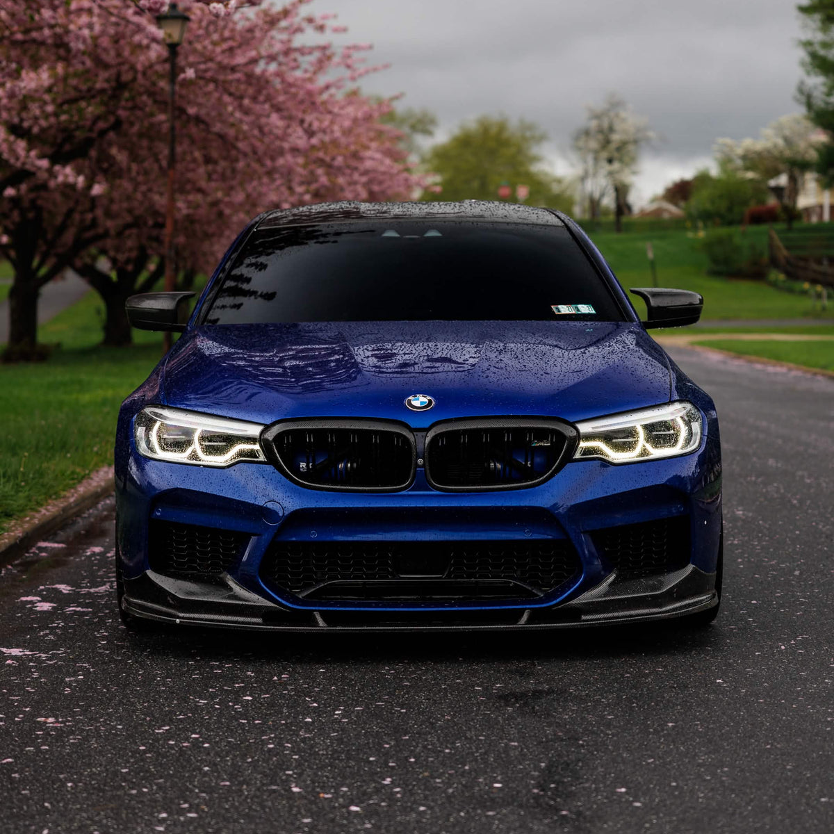 3D Style Carbon Fiber Front Lip - BMW F90 M5