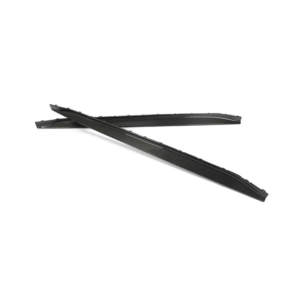 3D Style Dry Carbon Fiber Side Skirt Extensions - G80 M3